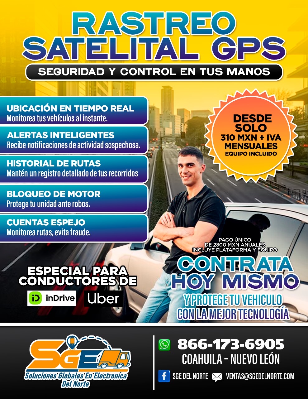 Rastreo GPS - SGE del Norte